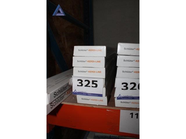 5x afvoersysteem - schlüter - kerdi-line - afbeelding 1 van  2