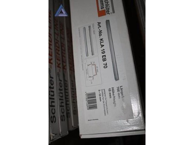 5x afvoersysteem - schlüter - kerdi-line - afbeelding 2 van  2