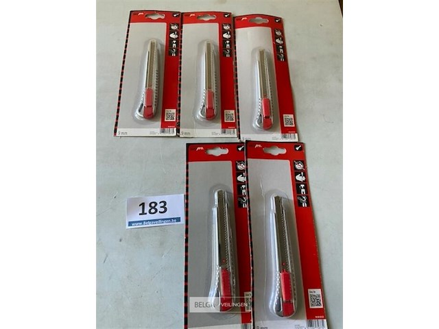 5x alu afbreekmes 9mm - afbeelding 3 van  3