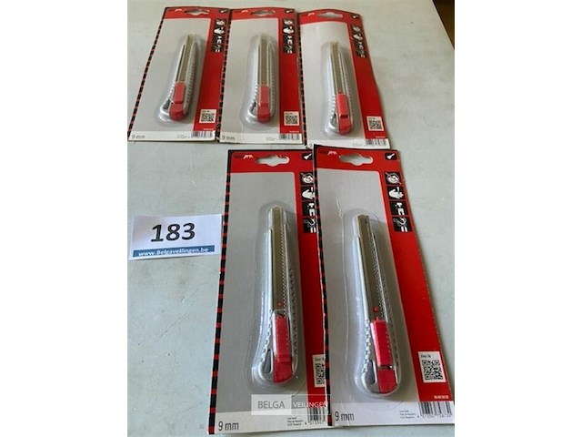 5x alu afbreekmes 9mm - afbeelding 1 van  3