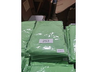 5x appelgroen stretchcover + topcover voor statafel diam.80-85cm. nieuw (5x) - afbeelding 2 van  2