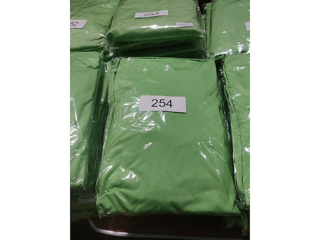 5x appelgroen stretchcover + topcover voor statafel diam.80-85cm. nieuw (5x) - afbeelding 2 van  2