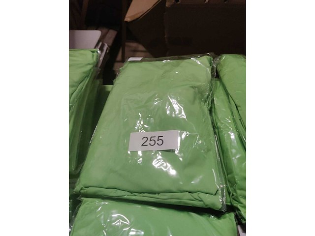 5x appelgroen stretchcover + topcover voor statafel diam.80-85cm. nieuw (5x) - afbeelding 2 van  2