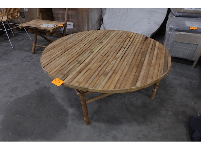 5x bamboe salontafel - afbeelding 1 van  4