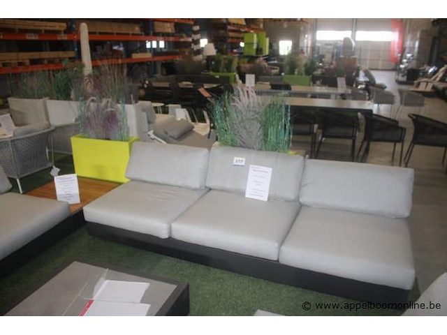 5x bari/fano/truro rugleuning | bari frame 3-zit - afbeelding 1 van  2