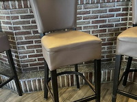 5x barkruk met rugleuning - afbeelding 5 van  6