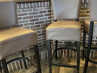 5x barkruk met rugleuning - afbeelding 6 van  6