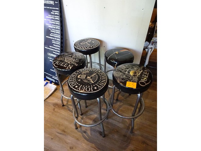 5x barkruk - afbeelding 1 van  4