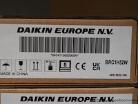 5x bedieningspaneel, daikin, brc1h52w, madoka wired remote controller, werking niet gekend - afbeelding 2 van  3