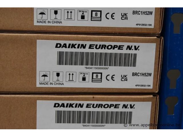 5x bedieningspaneel, daikin, brc1h52w, madoka wired remote controller, werking niet gekend - afbeelding 2 van  3