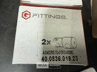 5x buis- of glashouderconnectors - afbeelding 3 van  3