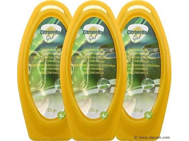 5x citronella gel muggenverdrijver - afbeelding 1 van  1