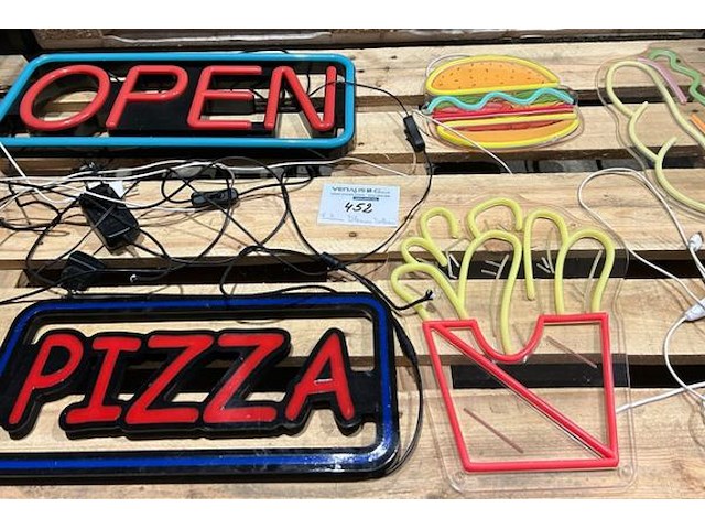 5x deco led-neonborden - afbeelding 3 van  3