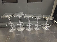 (5x) design barstoelen