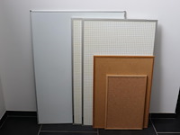 5x div whiteboards en prikborden - afbeelding 1 van  4