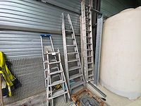 (5x) diverse alu ladders waku, altrex en andere
