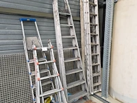(5x) diverse alu ladders waku, altrex en andere - afbeelding 2 van  5