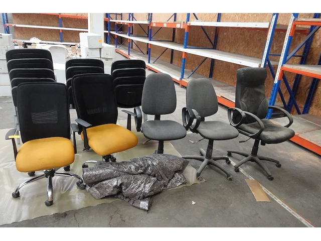 5x diverse bureau stoel - afbeelding 1 van  1