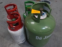 5x diverse gasfles