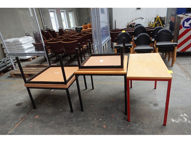 5x diverse houten tafel - afbeelding 1 van  4