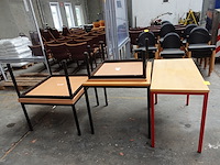 5x diverse houten tafel - afbeelding 1 van  4