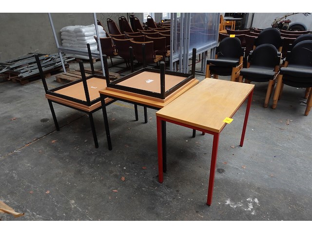 5x diverse houten tafel - afbeelding 2 van  4