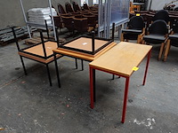 5x diverse houten tafel - afbeelding 2 van  4