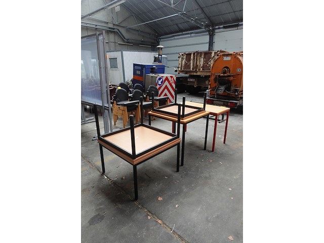 5x diverse houten tafel - afbeelding 4 van  4