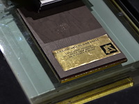 5x diverse kadertjes met bladgoud - afbeelding 1 van  5