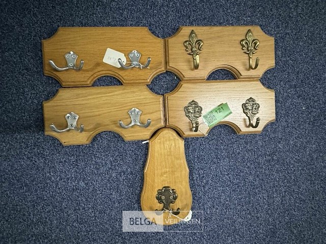 5x diverse kapstokjes - afbeelding 1 van  2