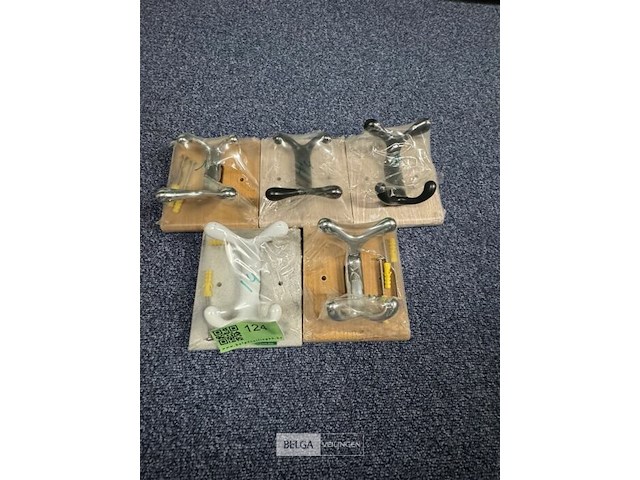 5x diverse kapstokjes - afbeelding 1 van  2