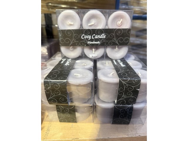 5x doosje cosy candle xs paars - afbeelding 1 van  1