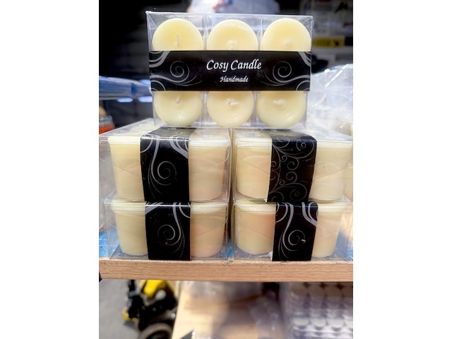 5x doosje cosy candle xs wit - afbeelding 1 van  1