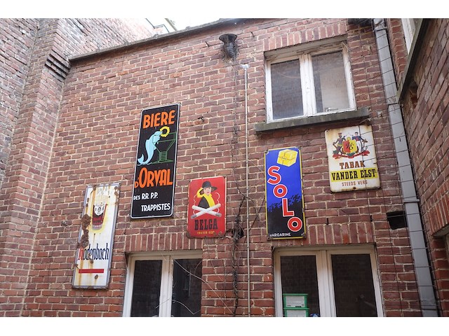 5x emaille reclamebord belga, orval, solo, tabak, rodenbach - afbeelding 1 van  8