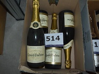 5x fles champagne, canard-duchêne, demi-sec - afbeelding 1 van  2