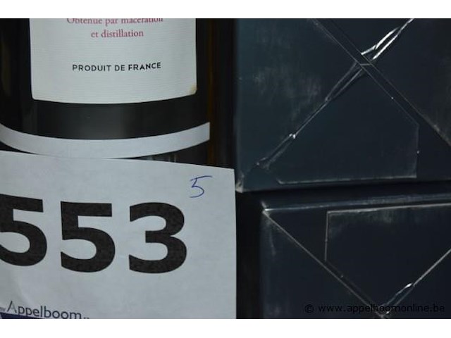 5x fles eau-de-vie, joseph cartron, framboise sauvage - afbeelding 3 van  3
