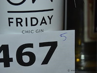 5x fles gin, 6m friday, chic gin, 70cl, 40% vol - afbeelding 2 van  2