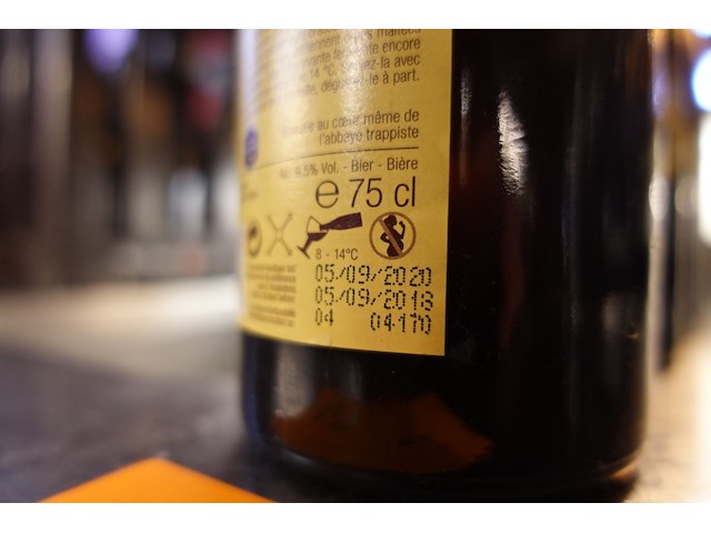 5x fles oude westmalle - afbeelding 3 van  3