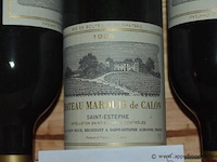 5x fles rode wijn, château marquis de calon, saint-estèphe, 1998, 75cl - afbeelding 2 van  3