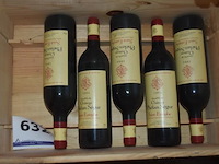 5x fles rode wijn, château phélan ségur, saint-estèphe, 1994, 75cl - afbeelding 1 van  3