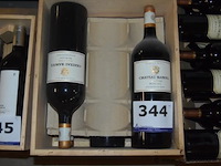 5x fles rode wijn, chateau rahoul, graves, 2010, 1,5l - afbeelding 1 van  4