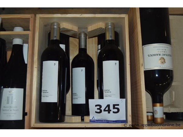 5x fles rode wijn, mather teresina, d.o. terra alta, 2008, 75cl - afbeelding 1 van  3