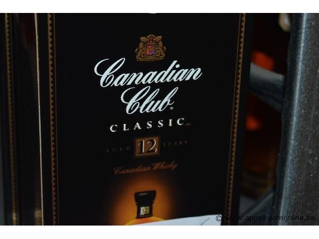5x fles whisky, canadian club, classic, 12 years - afbeelding 2 van  3