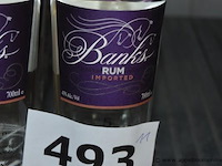 5x fles witte rum, banks, white rum, 43% alc/vol, 70cl - afbeelding 2 van  2