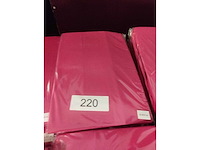 5x fushia stretchcover + topcover voor statafel diam.80-85cm. nieuw (5x) - afbeelding 2 van  2