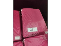 5x fushia stretchcover + topcover voor statafel diam.80-85cm. nieuw (5x) - afbeelding 2 van  2