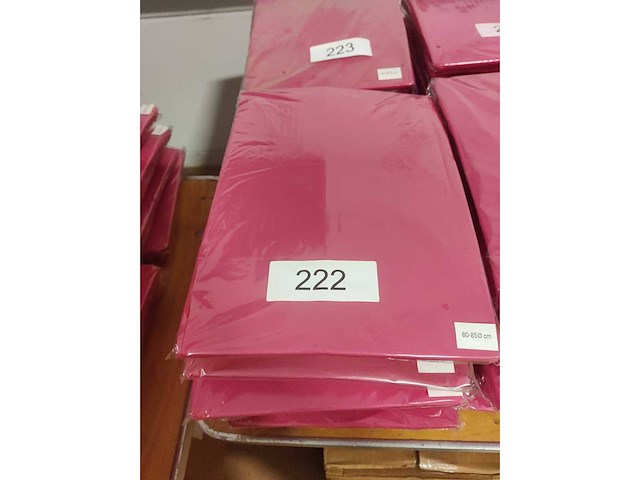 5x fushia stretchcover + topcover voor statafel diam.80-85cm. nieuw (5x) - afbeelding 2 van  2