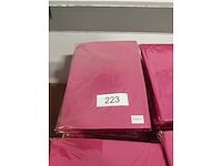 5x fushia stretchcover + topcover voor statafel diam.80-85cm. nieuw (5x) - afbeelding 2 van  2