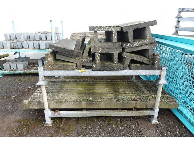 5x galva houder met afboording - afbeelding 1 van  3