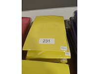 5x geel stretchcover + topcover voor statafel diam.80-85cm. nieuw (5x) - afbeelding 2 van  2